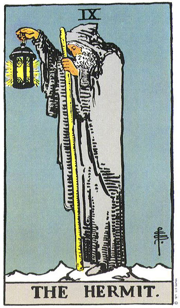 The Hermit - Tarot Card
