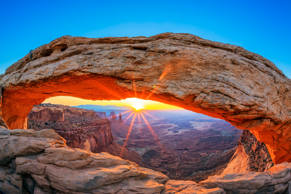 Sunrise Hope Mesa Arch USA