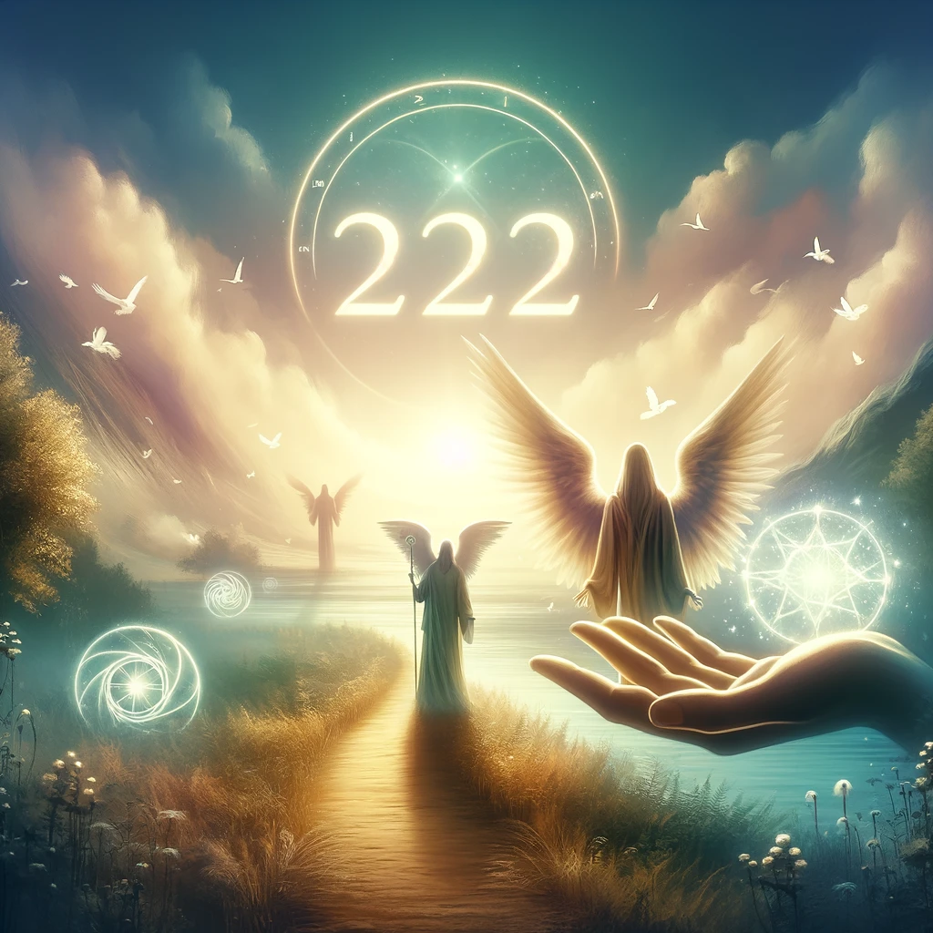 Steps to take when seeing angel number 222, with a spiritual background